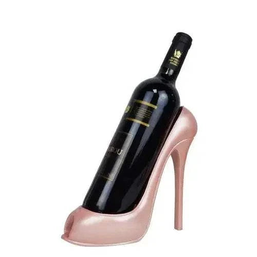Creative high-heeled shoe wine rack for living room decoration and gift.