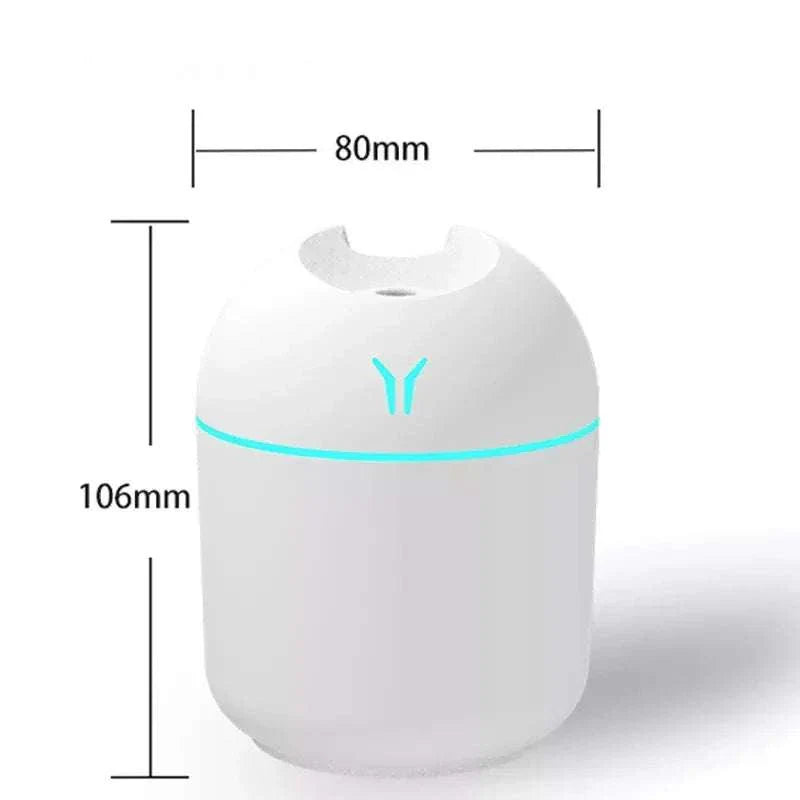 250ML Mini Aroma Oil Diffuser with LED, USB powered, for home and car.