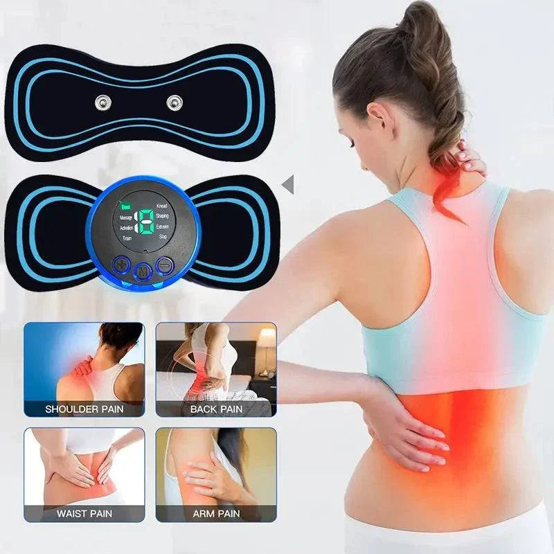 Intelligent Mini Electric Neck Massager for Shoulder, Neck, and Body Pain Relief.