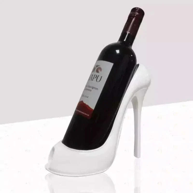 Creative high-heeled shoe wine rack for living room decoration and gifts.