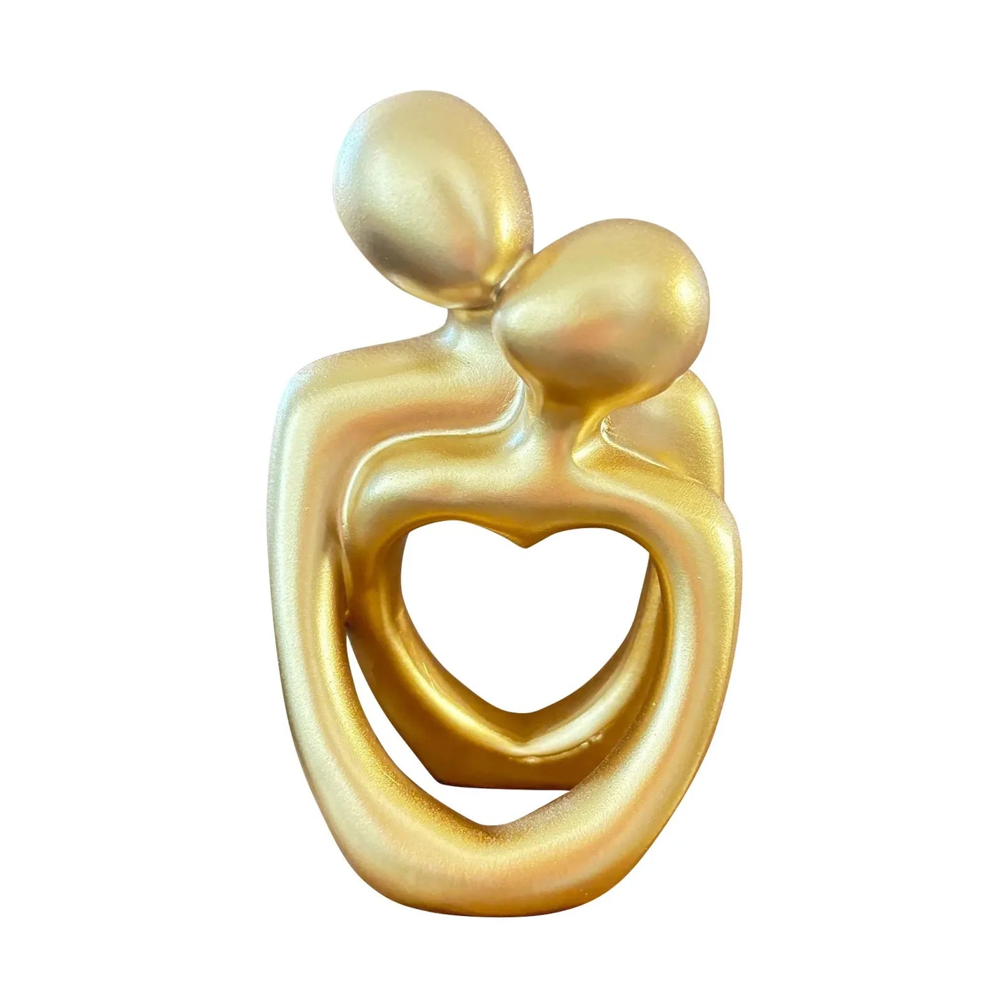 Abstract Couple Statue | Modern Love Figurine Decor