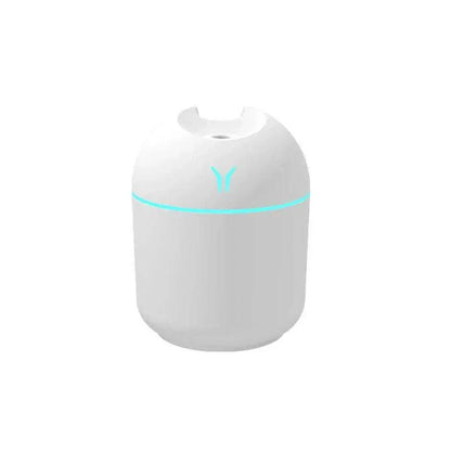 250ML Mini Aroma oil diffuser with USB connection and LED night lamp, suitable for home and car use.