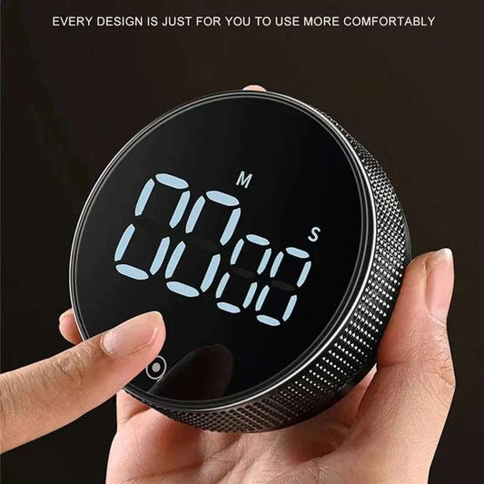 Magnetic Kitchen Timer | Digital & Manual Countdown Clock