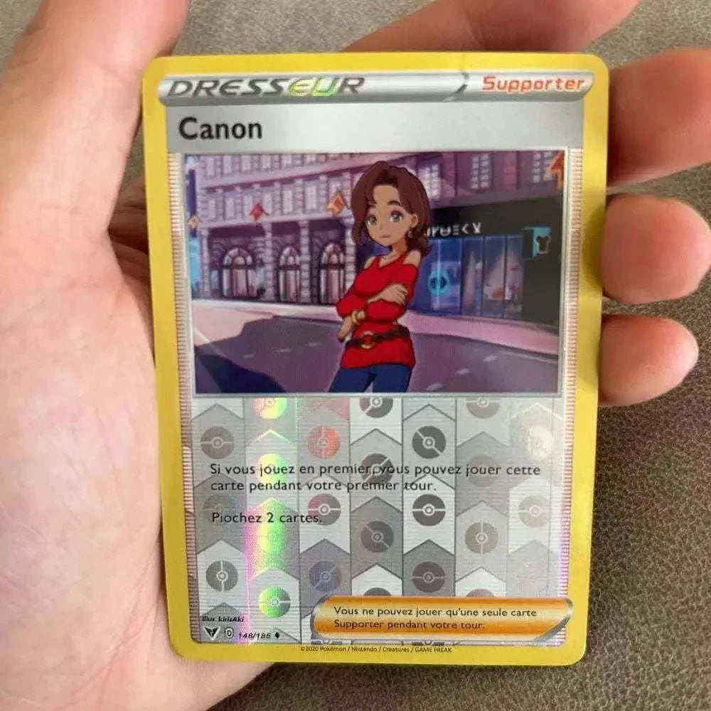 360Pcs Pokemon English collectible trading card featuring a holographic trainer card design.
