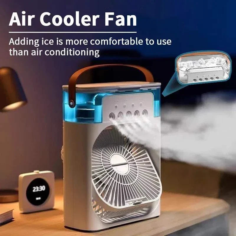 3-in-1 Air Cooler Fan | Portable AC with LED & Humidifier