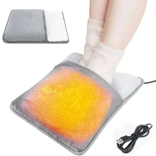 USB Foot Heating Pad | Plush Washable Winter Warmer